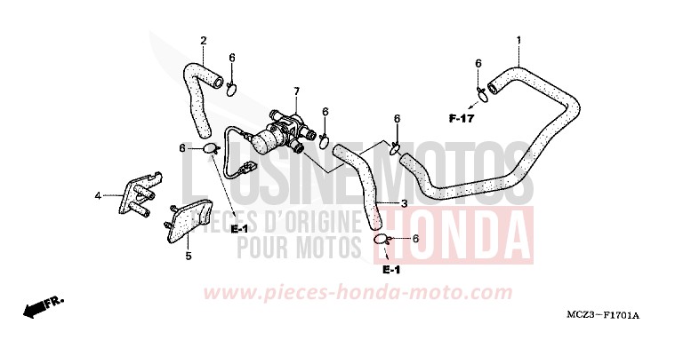 LUFTEINSPRITZSTEUERUNG VENTIL von Hornet 900 DIGITAL SILVER METALLIC (NHA30) von 2004